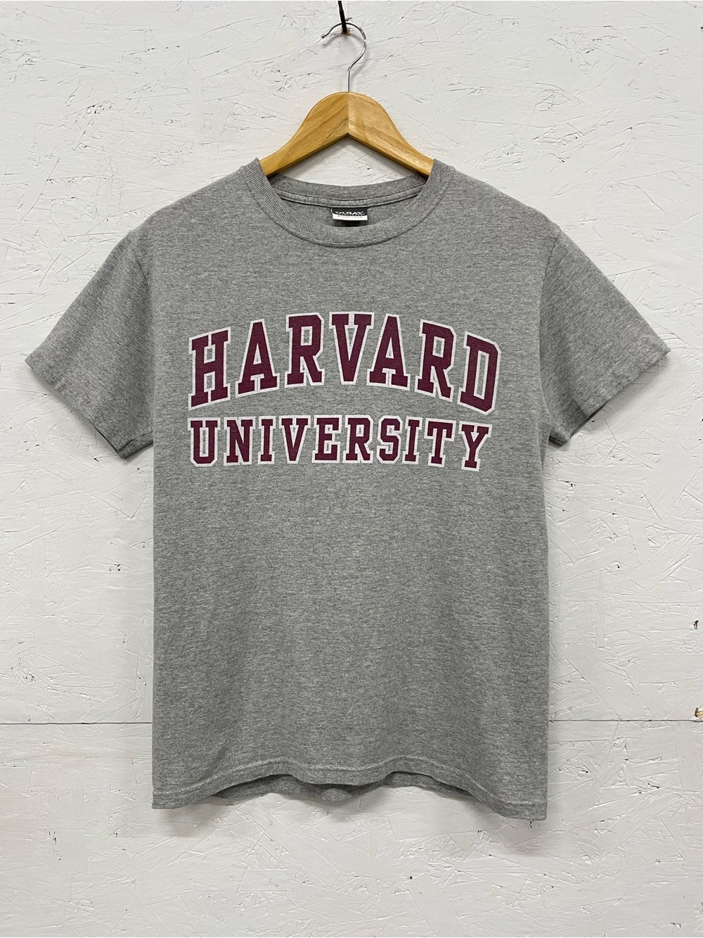 Harvard University Tee, Size S, Heather Gray